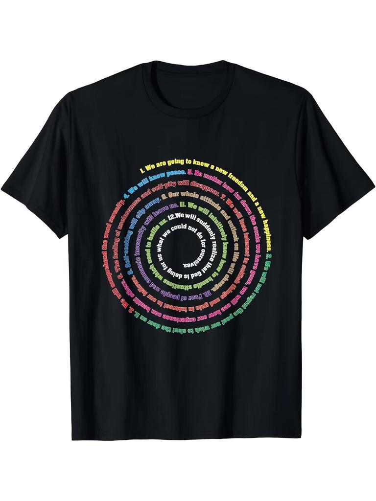 NEW AA 12 Step Recovery T Shirt Definition Gift Idea Tee T-Shirt S-5XLSame Style for Men and Women 2
