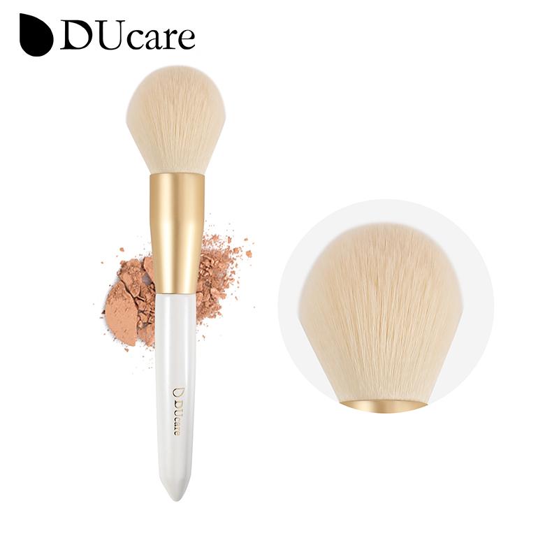 DUcare 14 шт., кисти для макияжа с пудрой, одиночные мягкие нейлоновые волосы, белая серия X1 для теней для век, основы для бровей, жидкие кисти для губ для макияжа