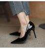 Fashion 2024 Women's Nude High Heels Autumn Pointed Versatile Single Footwear Sexy Fashion Pumps Comfort Elegant Women's Shoes Mujer