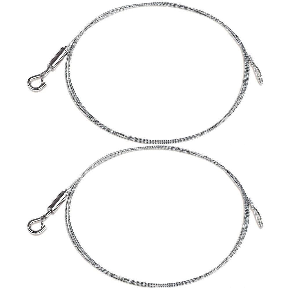 2PCS With Hook Loop Picture Hanging Wire Heavy Duty Stainless Steel Rope Frames Wire Hangers  Home