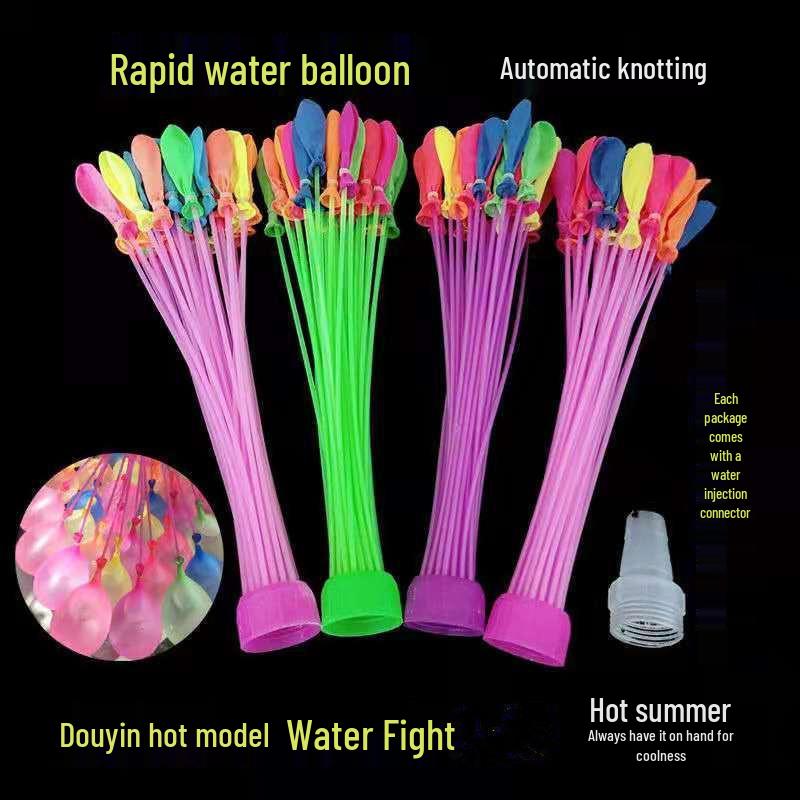 Quick-Fill Water Balloons: Splash Fest Game Set - 3 Bunches of Water Balloons