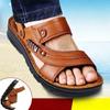Men's Sandals Fashion Casual Leather Sandals Outdoor Non Slip Trekking Sandalias Summer New Beach Shoes for Man Designer Slipper
