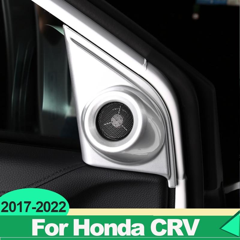 Для Honda CRV CR-V 2017 2018 ABS Автомобильные Внутренние Треугольные Накладки на Колонки Передней и Задней Двери, Стойки A, Аксессуары