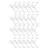 Stainless Steel Brick Hook Clips Heavy Duty No Drill Brick Hanger Wall Clips for Outdoor Hanging Wreaths Lights Decorations