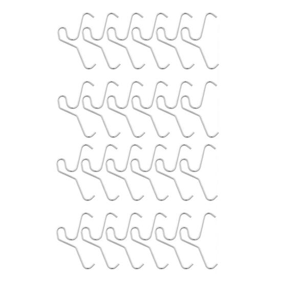 Stainless Steel Brick Hook Clips Heavy Duty No Drill Brick Hanger Wall Clips for Outdoor Hanging Wreaths Lights Decorations