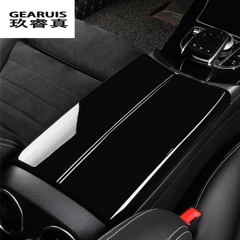 Стайлинг автомобиля, центральная консоль, подлокотник, панель с кнопками, рамка, наклейка, отделка для Mercedes Benz W213 E Class, интерьер