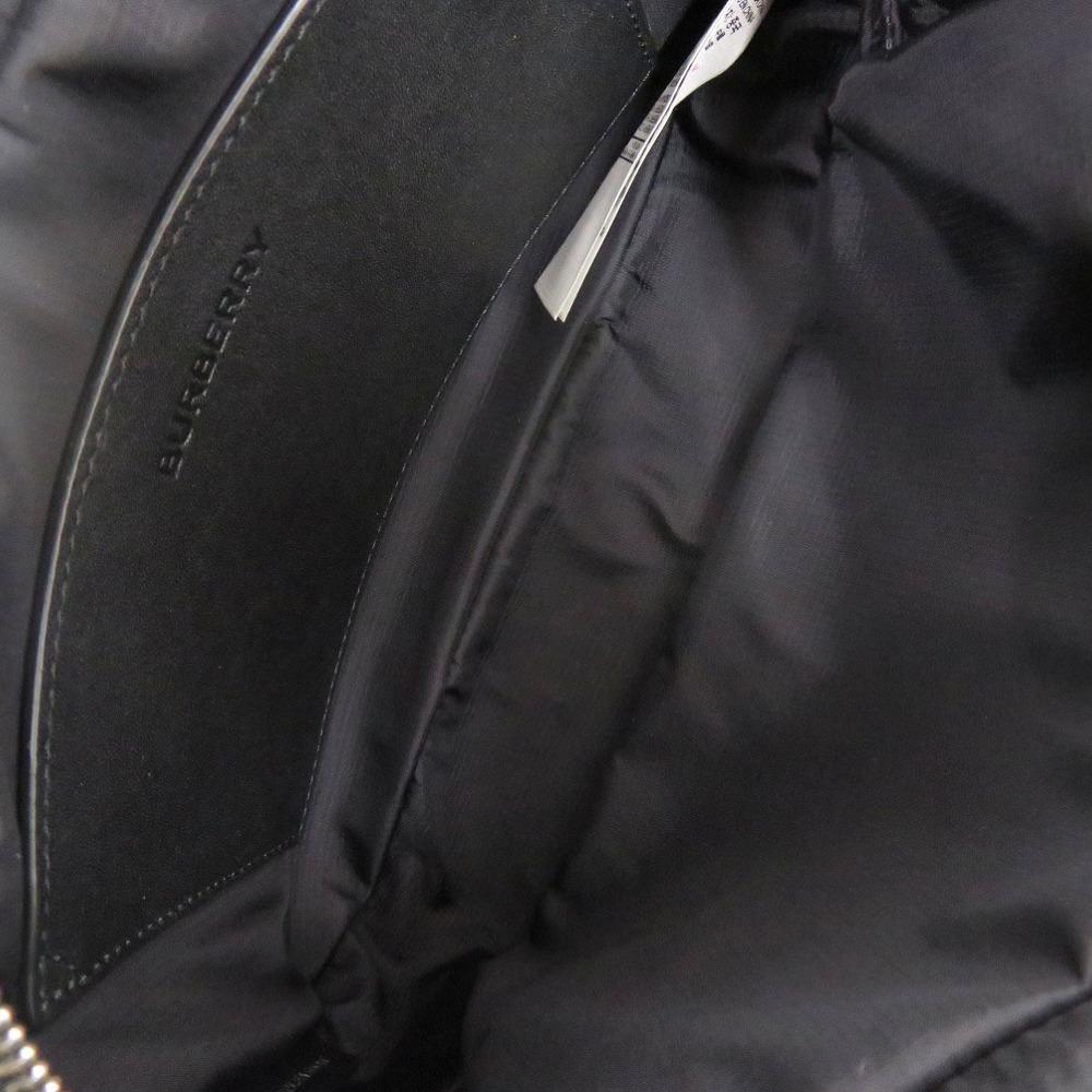 Used AUTHENTIC BURBERRY Body bag logoWaist Pouch Black Nylon