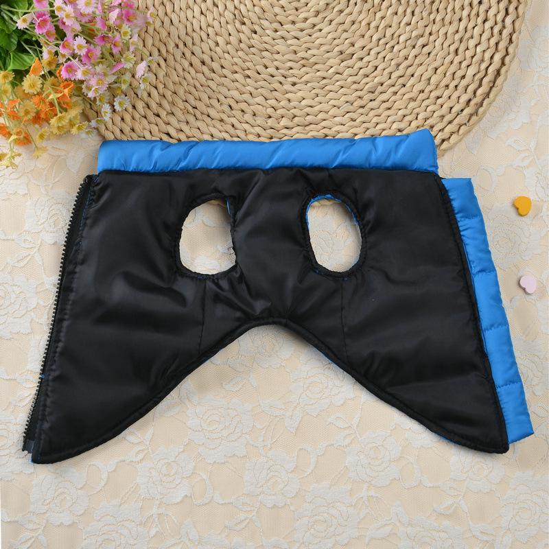 Осенне-зимний теплый жилет на молнии для собак - модная и стильная одежда для домашних животных