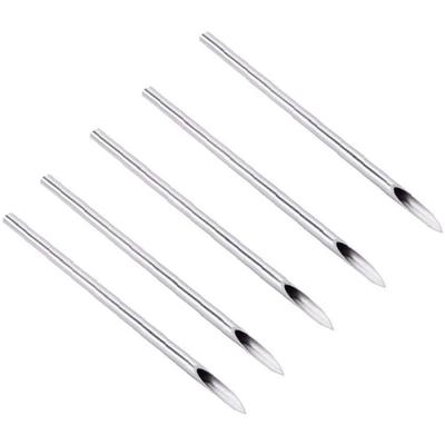 Иглы для пирсинга, смешанные размеры, 12G, 14G, 16G, 18G и 20G, одноразовые иглы для пирсинга, аксессуары для пирсинга