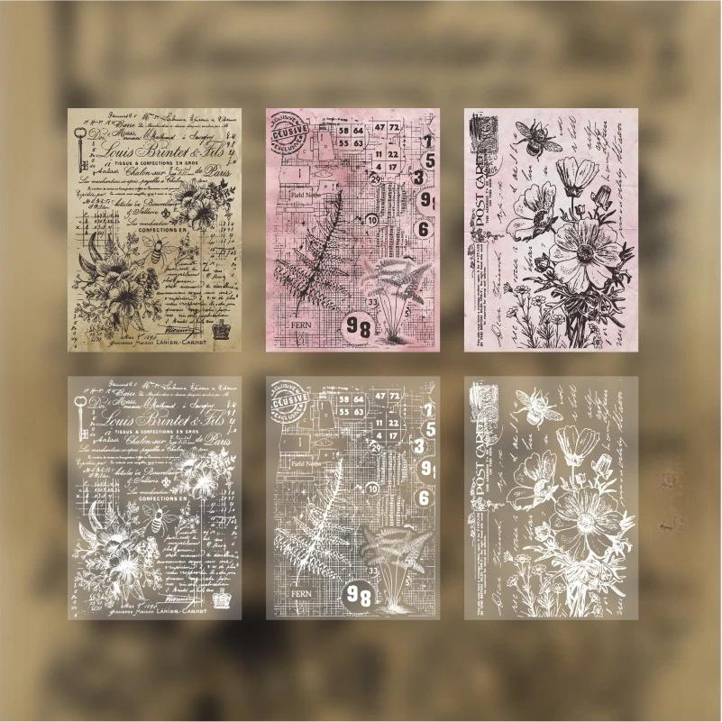 30pcs/pack Vintage Style Material Paper for Decorative Scrapbooking Diary Album Lable Journal Planner Scrapbook Stickers