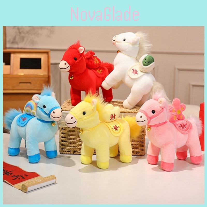 Traditional Horse Plush Doll With Soft Plush Material For Celebrations And Home Decoration