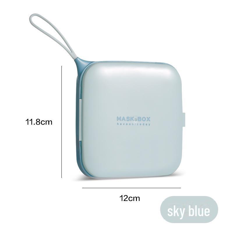Портативный креативный флип-бокс для хранения пылезащитных масок с защитой от обрастания