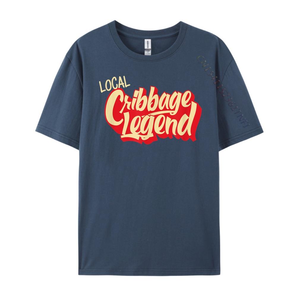 Funny Cribbage Player Local Cribbage Legend Mens Designer T Shirt Man Clothes Party