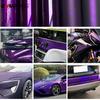 PET Purple Decorative Stickers Waterproof Self-adhesive Shine Matte Carbon Fiber Vinyl Film Home Furniture Car Creative Decals
