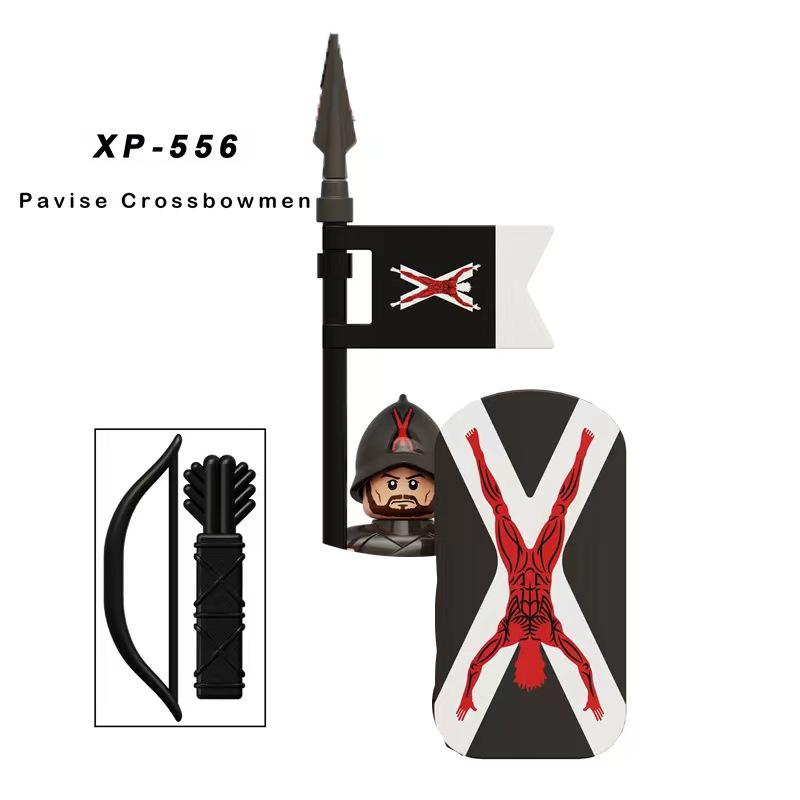 Средневековые Рыцари Серия Фигурки Строительные Блоки Воин Солдаты Стражники Львиное Сердце Больница Тевтонский Рыцарь Битва Пастор Детский Подарок