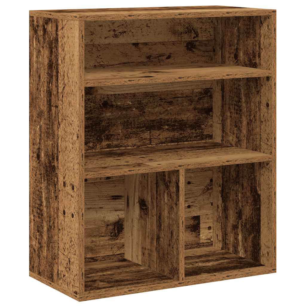 Bookshelf Vintage Wood Look 60 x 30 x 71.5 cm Engineered Wood