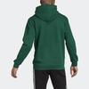 Adidas Мужская хлопковая толстовка с капюшоном Originals Trefoil, зеленая GD2569