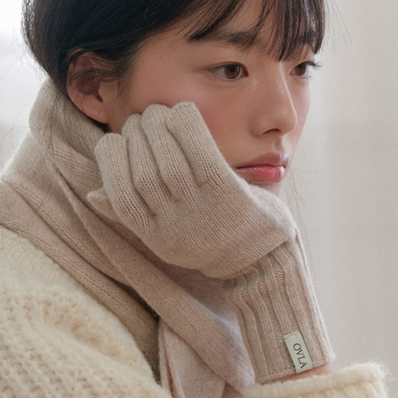 ОВЛА (ШЕРСТЬ 100) перчатки-рукава гольфи_цвета GL008