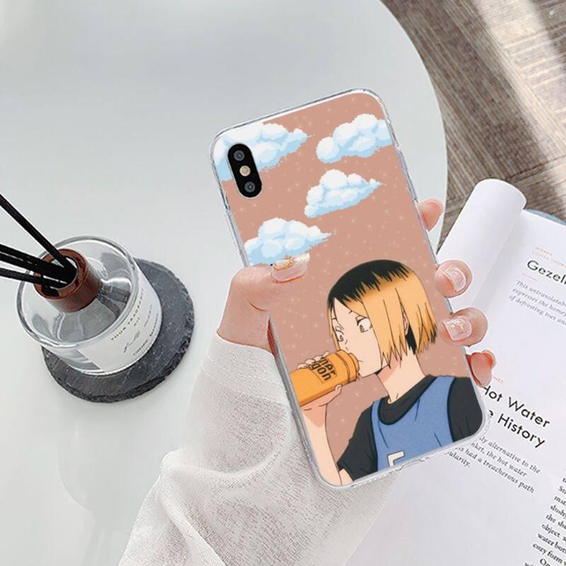 Чехол для телефона Kenma Kozume Haikyuu для IPhone 14 13 12 11 XS X 8 7 6 Plus Mini Pro Max SE 2022, мягкий прозрачный чехол для телефона