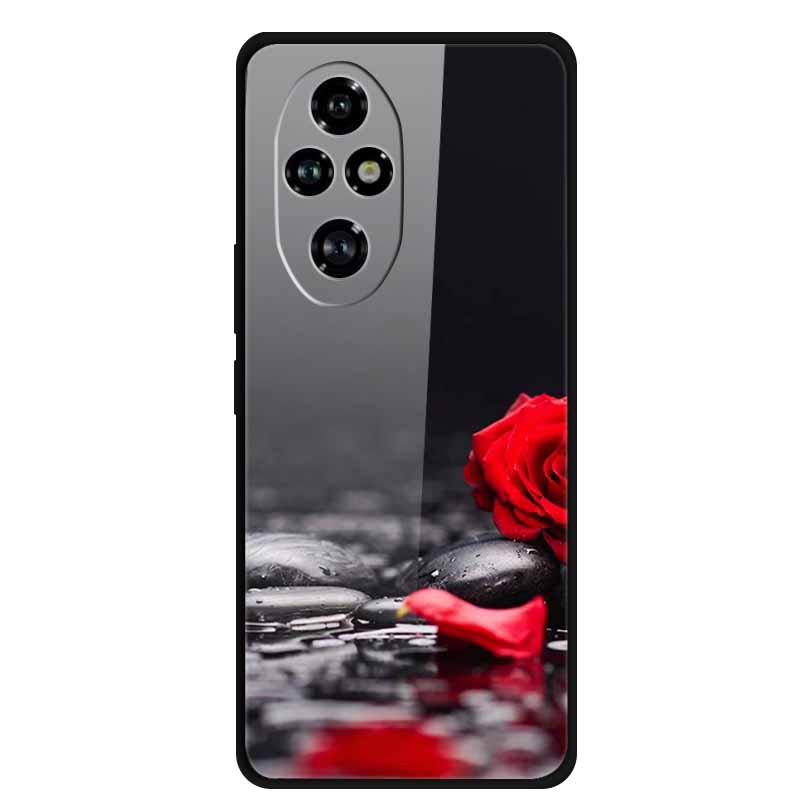 Tempered Glass Case For Honor 200 Pro Case Hard Phone Back Cover Soft Bumper For Honor 200 Pro Case Honor200 Pro 200Pro Bag Capa