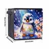 Penguins and Flowers 5D Diamond Painting Storage Basket Full Round Drill Mosaic Diamond Embroidery Cross Stitch Kits Home Decor Home Decor