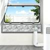 3 Layer Cotton Filled Sliding Window Vent Cloth Insulated Air Conditioner Window Seal  Home Comfort