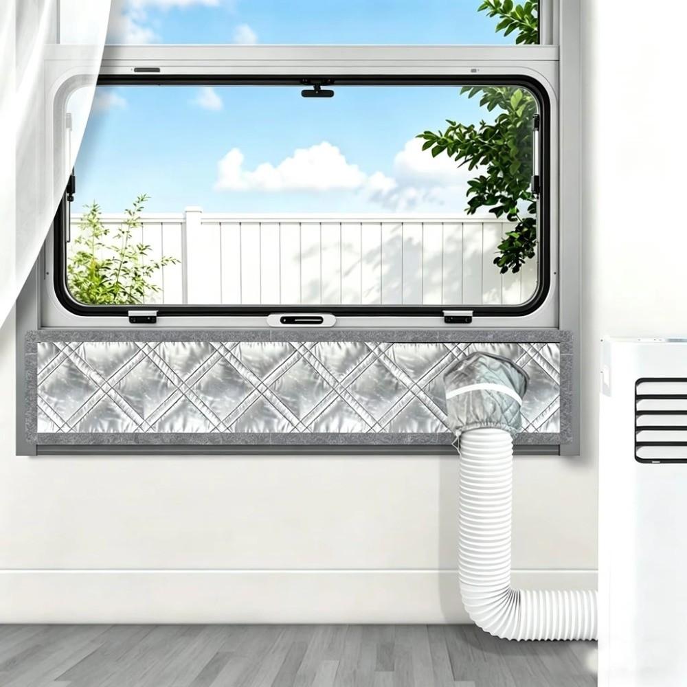 3 Layer Cotton Filled Sliding Window Vent Cloth Insulated Air Conditioner Window Seal Home Comfort