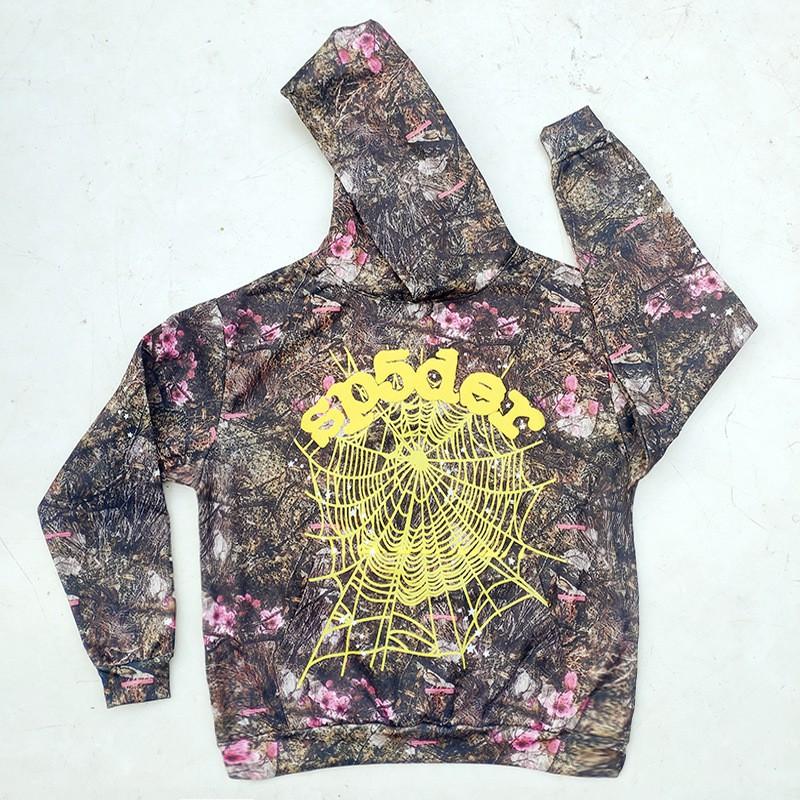 Mens Oversized Hooded Sweatshirt With Foil Print Spider Design 450g Heavyweight Fleece Lined Cotton Pullover Casual