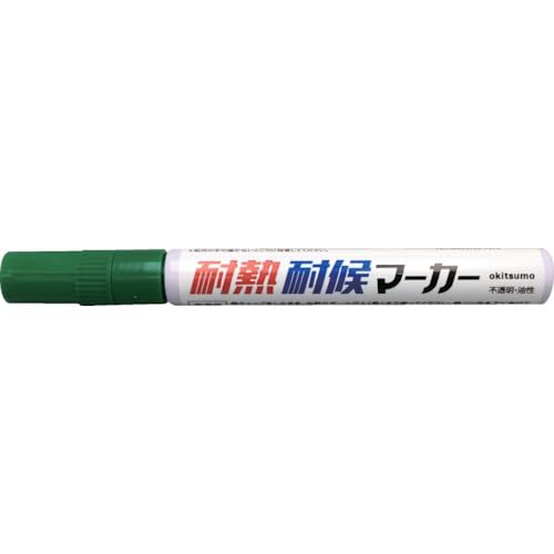 Okitsumo Heat-Resistant and Weather-Resistant Marker, Green, TMK-4