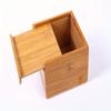 Vintage Bamboo Charcoal Tissue Box Creative Seat Type Roll Storage Paper Holder Tissue Canister Bathroom Facial Napkin Organizer