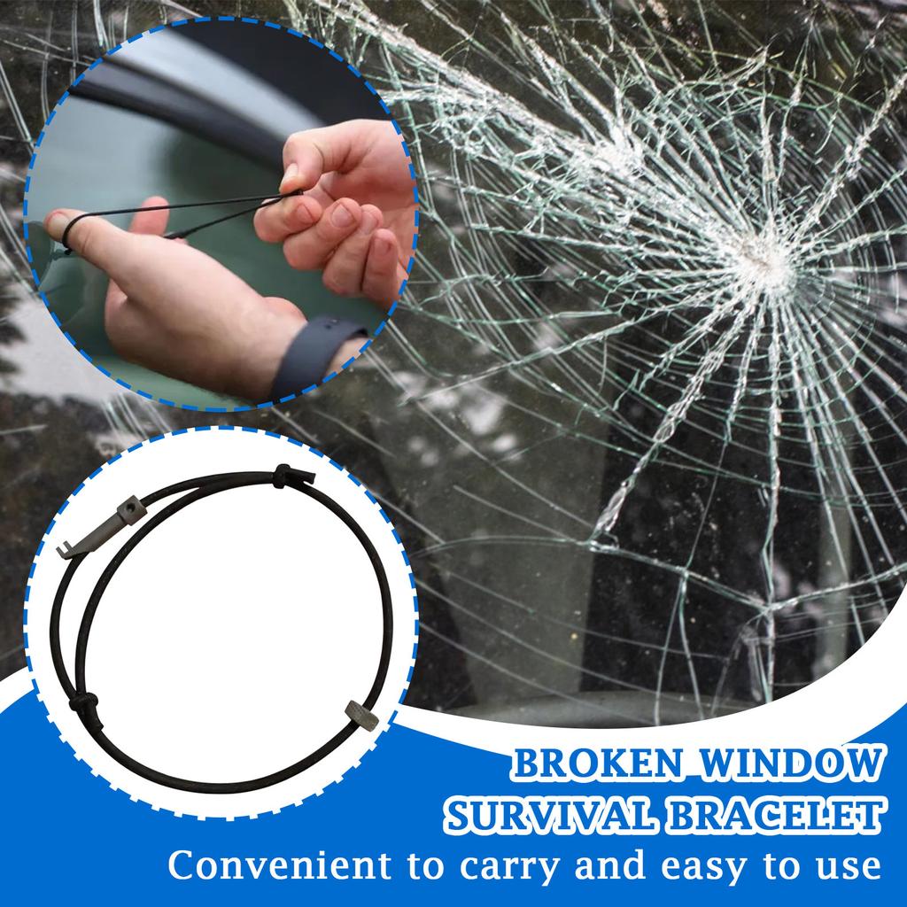 Аварийный браслет для разбития окон, аварийный стеклобой и брелок-наручник