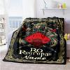 Dungeon Style Customize Your Name Blanket Gift Customizable Blanket Soft Warm Cozy Suitable for Home Decor Seaside Bed Picnics