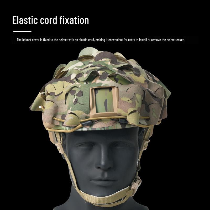 Тактический шлем CP Camouflage с лазерной резкой, легкий, для наружного использования, чехол