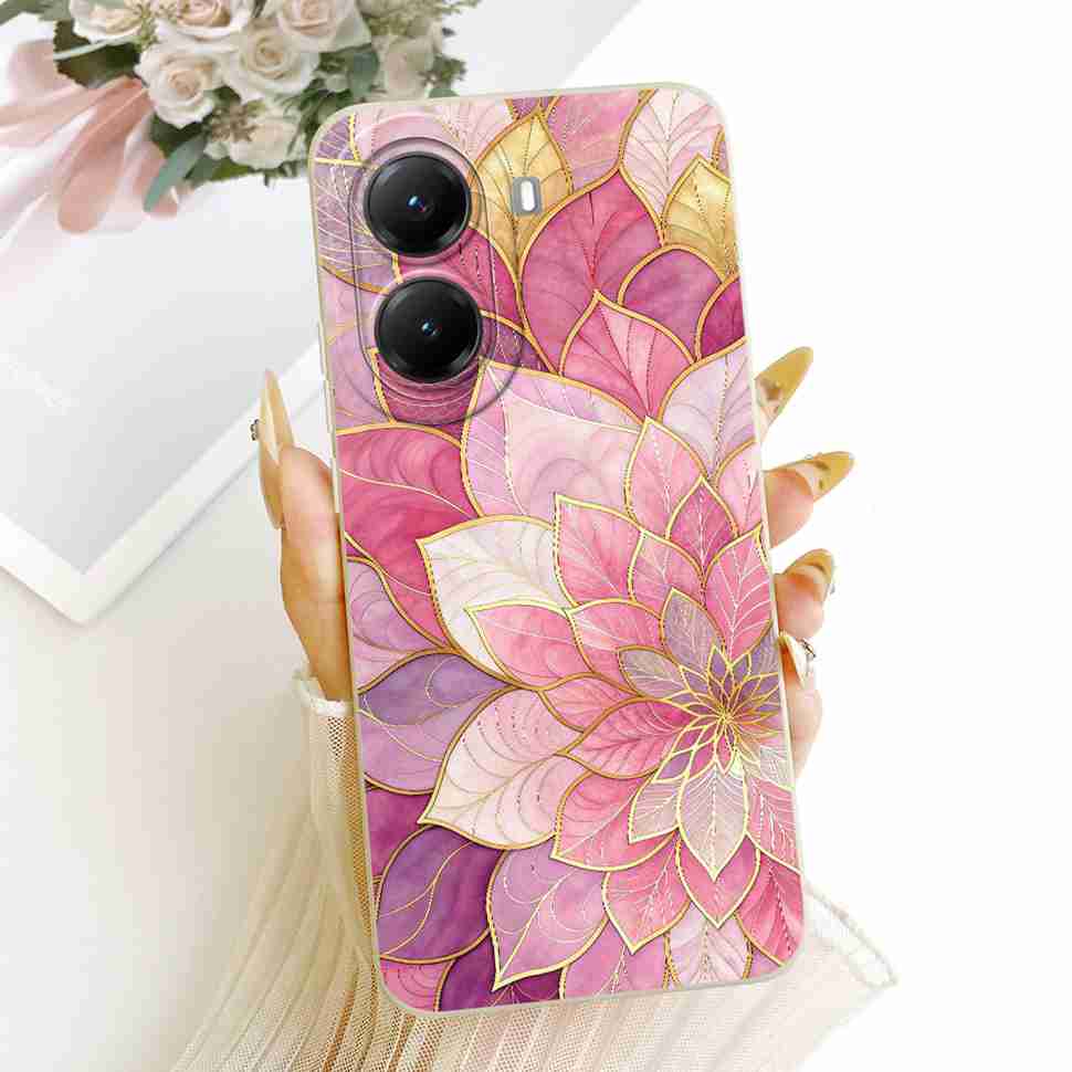 Butterfly Cherry For Xiaomi POCO X 7 x7 Pro 5G Case Clear Soft Bumper Protection Silicon Cover Capas For POCO X7 Pro