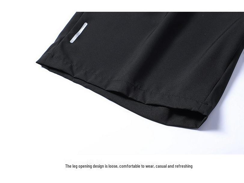 Летние спортивные шорты со светоотражающими полосками, молнией и тканью Ice Silk, XS-4XL, 108 моделей