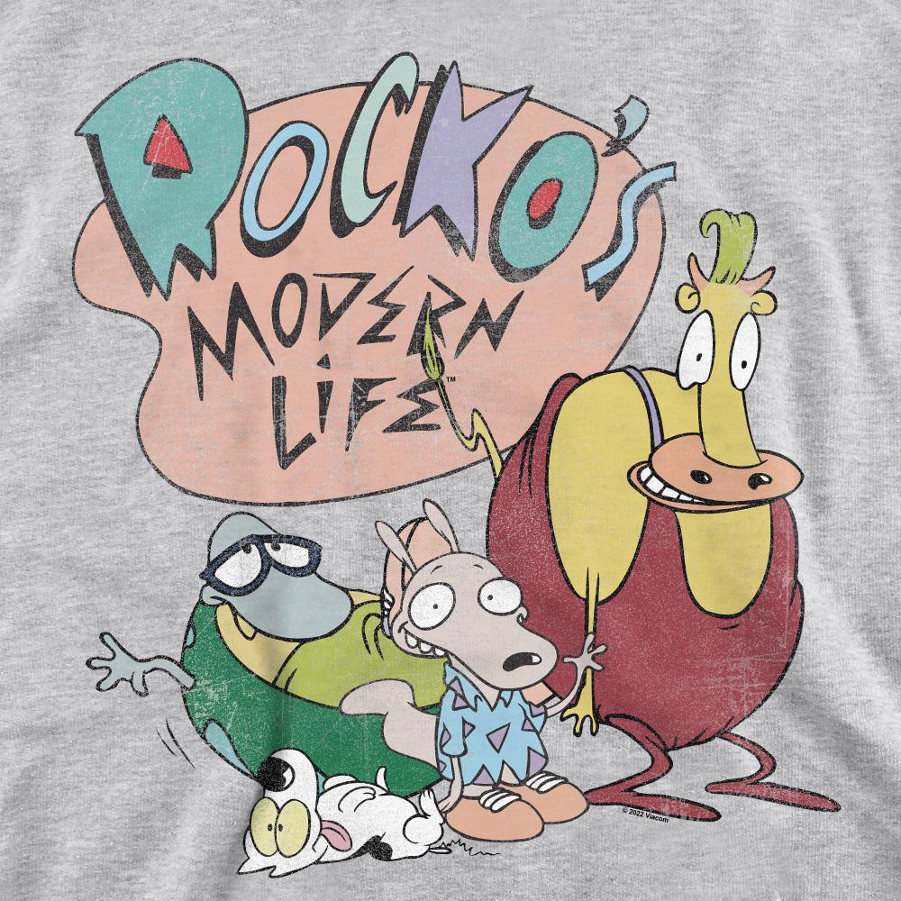 RockoÂ´s Modern Life Unisex Adult Logo Group Sweatshirt