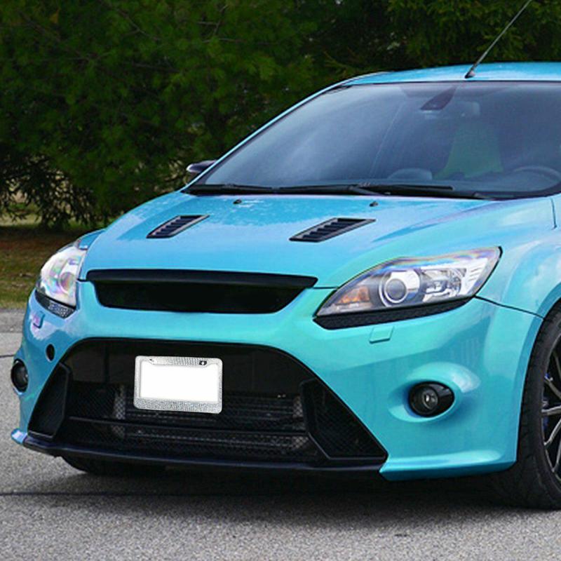 1~8 шт. блестящая хрустальная рамка номерного знака для женщин, держатель крышки номерного знака, рамка номерного знака автомобиля со стразами для США