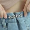 Alloy Adjustable Waist Clip Bowknot Pants Pin Fashion Tighten Waist Button