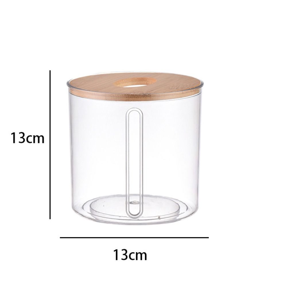 Прозрачная минималистская деревянная коробка для салфеток Пластиковый держатель для салфеток Коробка для салфеток для лица Ресторан