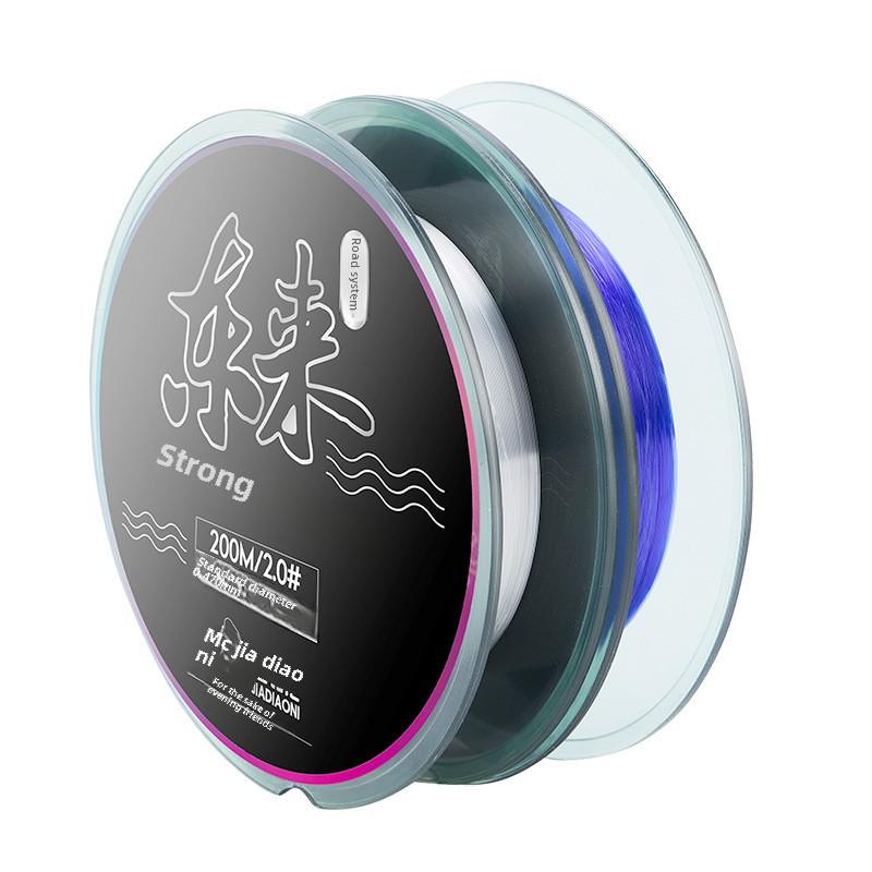 Jia Diao Ni Donglai Нейлоновая леска длиной 200 м: Оригинальная шелковая основная/дополнительная леска для тайваньской рыбалки