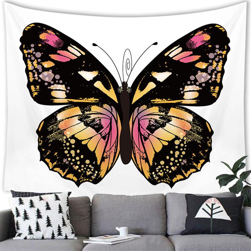 Красивый гобелен с бабочкой, бабочка, такси, настенный домашний декор, фон, гобелен с бабочкой, настенный