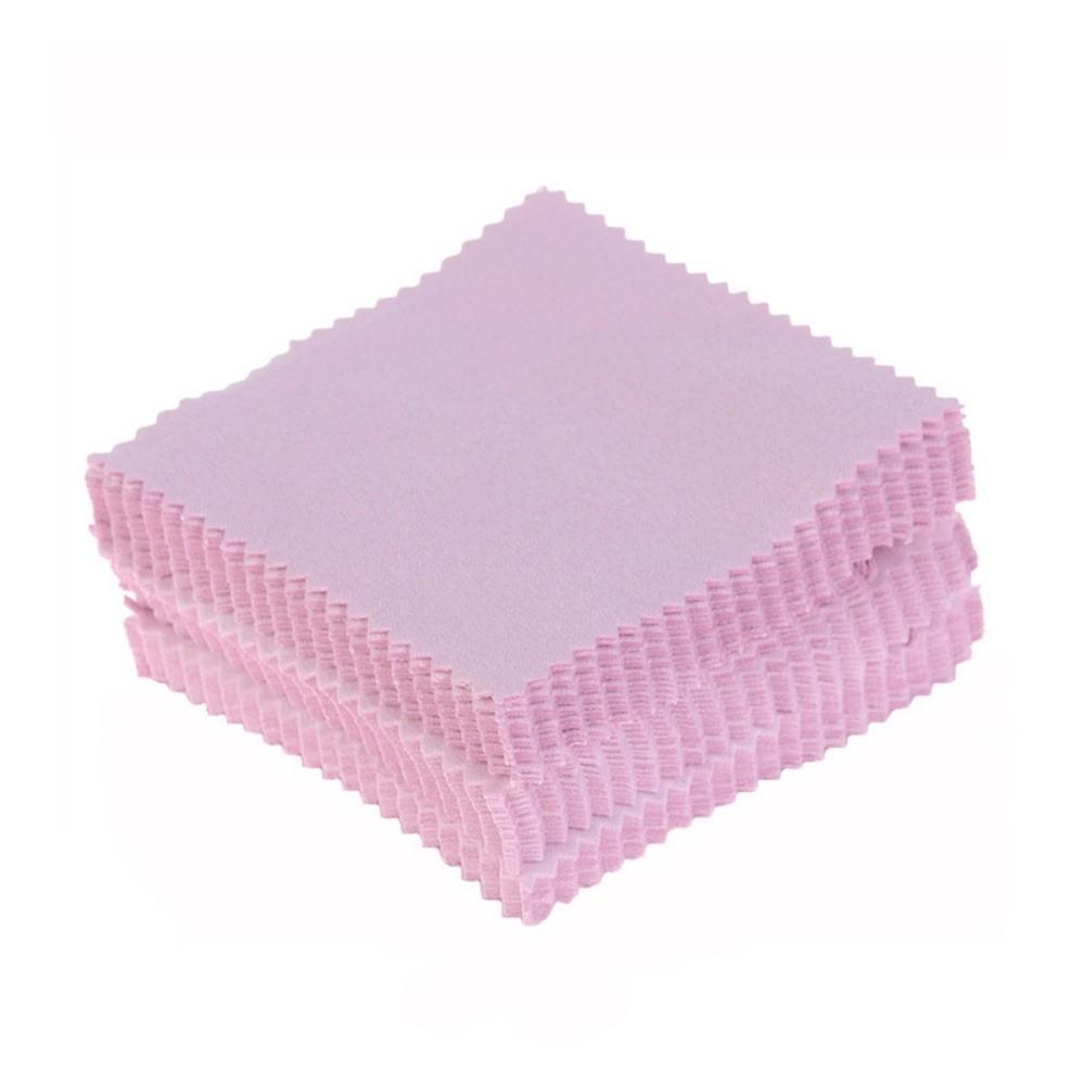50Pcs Reusable Jewelry Cleaning Cloth 8x8cm Cleaning Polishing Cloth  Jewelry Maintenance