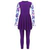 Girls Muslim Swimsuit Islamic Swimwear Hijab Burkini Kids Full Cover Swimwear Sunsuit Swimwear