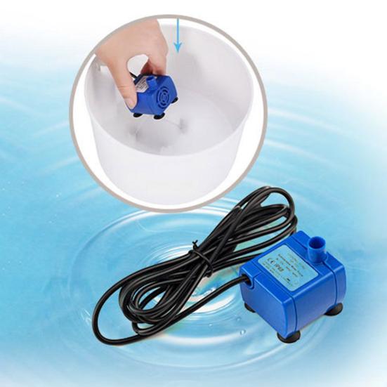 Водяной насос Мощный, прочный, мини-легкий, удобный, с защитой от брызг, легко очищаемый светодиодный светильник для домашних животных