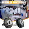 Замена шестерни экструдера Совместимая для K1C для Ender3 V3 3D-принтера Сверхпрочная металлическая редукторная шестерня Детали и аксессуары для экструдера 3D-принтера