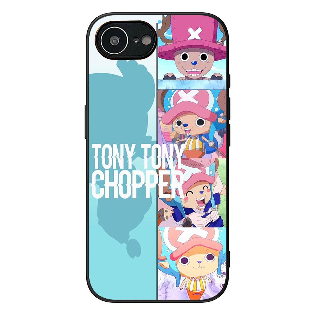 Soft Phone Cover for Apple iPhone 17 16 14 15 Pro Max Plus 15+ 16E XR ProMax Air Case One Luffy Pieces Tony Chopper Casing