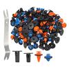ACROPIX 121pcs Retainer Fastener Clip Rivet Kit Bumper Fender Door Panel Fender Flare Clip