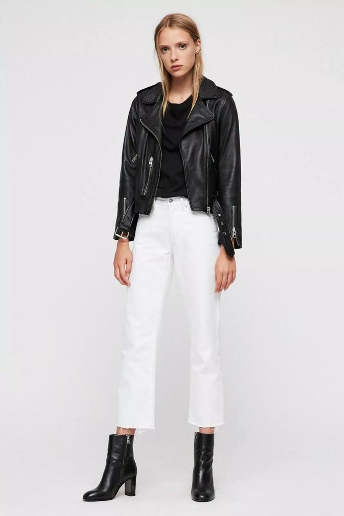 Стильная кожаная черная женская повседневная велосипедная куртка ручной работы на молнии из натуральной овечьей кожи