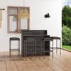 Day and Night - Day and Night 5-Piece Garden Bar Furniture Set and Gray Cushions