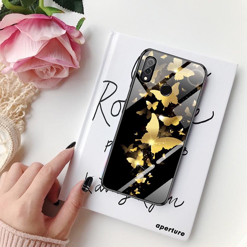 Fashion HD Painted Tempered Glass Phone Case for Xiaomi Mi 9T Huawei Honor 8S Samsung A30 iPhone 12 13